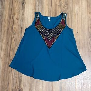 Statement Neckline Blouse